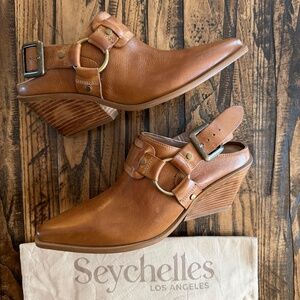 Saychelles New In Town Western Mule - Size 7.5